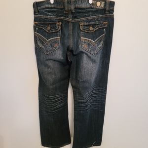 BASIC CODE MENS DISTRESSED JEANS